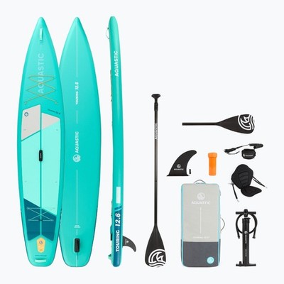 AQUASTIC Touring SUP Board Größe 12'6'' Stand Up Paddling Board Set | 381 cm
