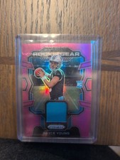 2023 Panini Prizm - Rookie Gear Bryce Young #RG-BY Pink Prizm (MEM, RC)