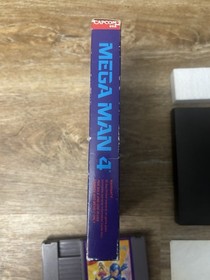 Mega Man 4 - Nintendo NES - Complete In Box (CiB) Manual Foam Cart Very Clean
