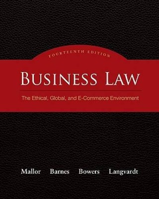 Business Law: The Ethical, Global, and E-Commerce Environment - Hardcover - GOOD
