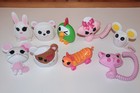 Laloopsy 3" Pets for Large Dolls Lot of 9