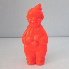 Celluloid Red CLOWN RATTTLE Child Children Baby Toy Vintage
