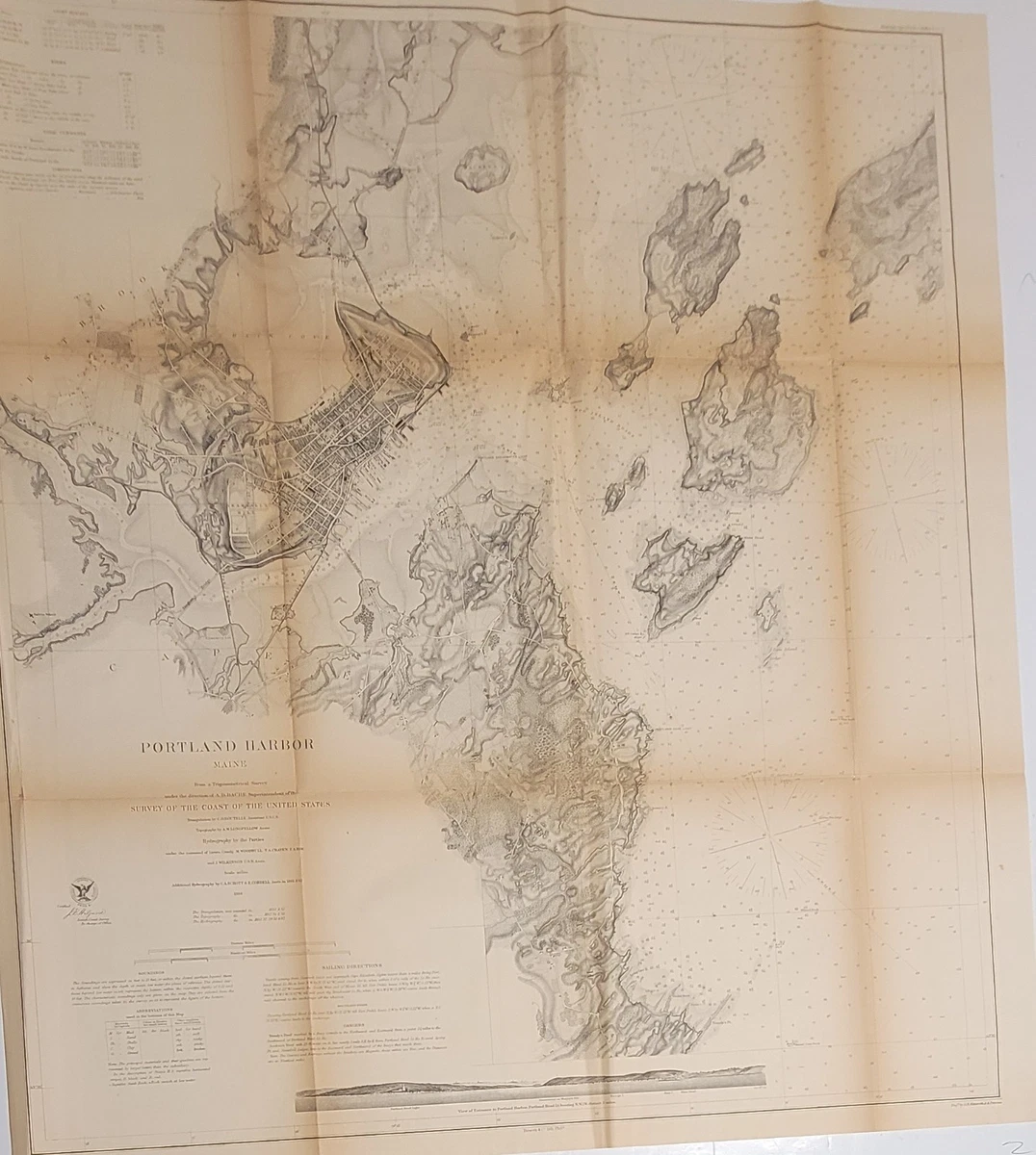Lithography Antique Nautical Maps for sale | eBay