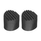  2pcs Leiter Fußabdeckung Gummi-Schlupfmatten-Fußfußabdeckung Leiterzubehör
