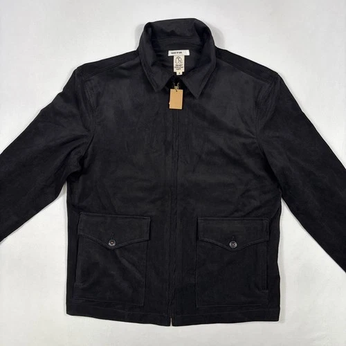Hiroshi Kato The Propeller Velour Knit Jacket Men's S Jet Black Velvet NEW $458 image 2