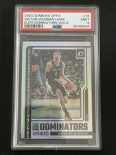 Victor Wembanyama 2023-24 Panini Donruss Optic Elite Dominators Holo RC PSA 9
