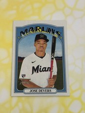 2021 Topps Heritage High Number Jose Devers Rookie #670 Miami Marlins RC (Z)
