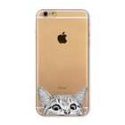 COQUE iPHONE 5 5S SE LE CHAT DE GOUTTIÈRE SILICONE SOUPLE (TPU)