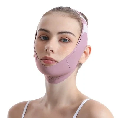 Face V-line Slimming Mask Belt Strap Double Chin Lifting Cheek Firming Band Lift - image 1 of 4