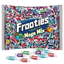 Assorted Fruit Chewy Candy 450 Pieces Bulk Treats 50.06 oz Bag