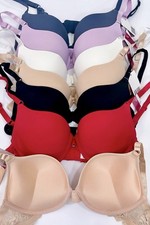 Lot Of 6 Bra EXTREME DOUBLE PUSH-UPS Add 2 Cup Sizes Push Up Bra FREE RETURN 36C