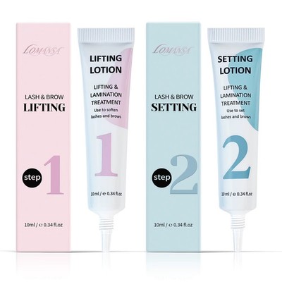 LOMANSA 10ml Fix Perming Tube Set Lash Lift Brow Lamination Perm Fixat