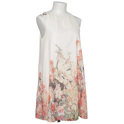 Shein, Kleid, Größe: M, Beige/Mehrfarbig, Polyester, Blumen, Damen #cta