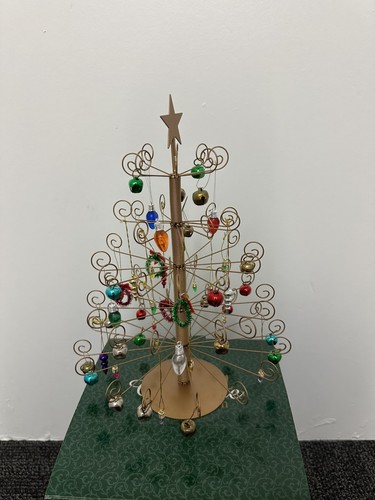 Draht Weihnachtsbaum Büro Schreibtisch Deko Tischplatte Dekoration - Bild 5 von 8