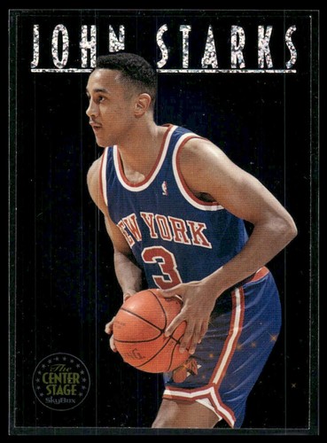 1993-94 SkyBox Premium #CS4 John Starks Center Stage