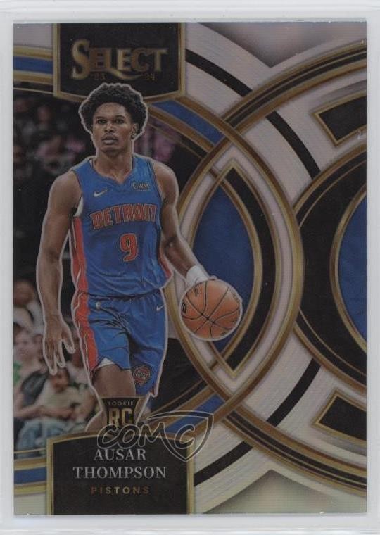 2023-24 Panini Select Premier Level Silver Prizm Ausar Thompson #128 Rookie RC
