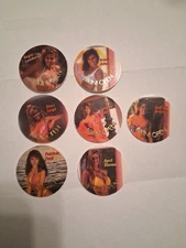 Lot Of 7 Bikini Open Pog Milk Caps Incomplete Set