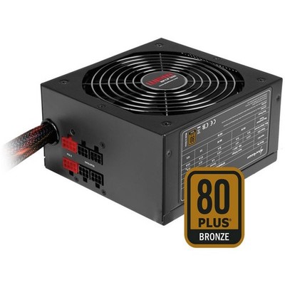 Sharkoon WPM600 Bronze, 600 W, 80 PLUS Bronze, Semi Modular