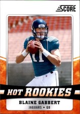 Blaine Gabbert 2011 Score Hot Rookie Card #5. rookie card picture