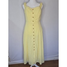 ASTR the Label Harlyn Off the Shoulder Cottagecore lemon yellow dress romantic