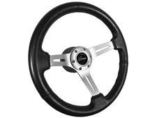 1969-1969 Chevy Camaro 14 Black Leather Steering Wheel Kit