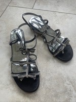 XY London Black Glitter Heel Size 38, New Without Tags
