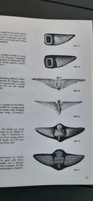 WW1 Livre Insignes Pilotes USA WING AND BADGES 1913-1918 Documentation NB - Photo 1/4