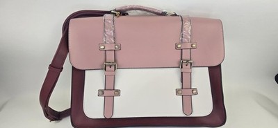ECOSUSI Laptop Bag for Women 15.6 inch Briefcase Backpack Work Tote Pink 