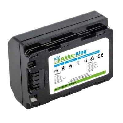 Akku für Sony A7S III ILCE-7SM3 A9 A9 II ILCE-9 ILCE-9M2 Alpha 7C II - 2600mAh