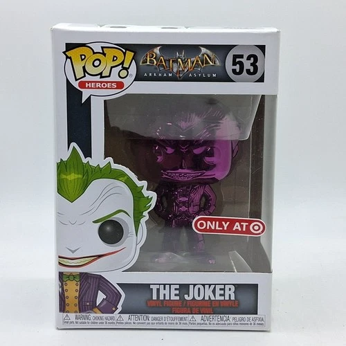 Funko Pop! The Joker 53 Purple Target Exclusive Batman Arkham Asylum DC Comics