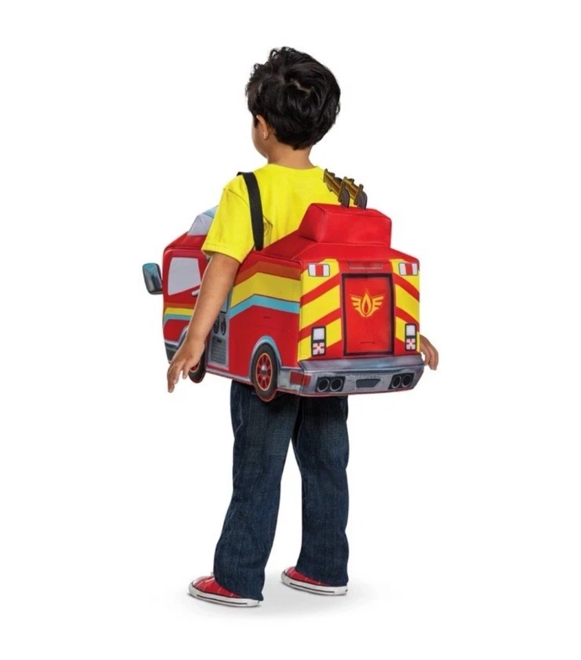 Flash 3D автомобиля Disney пожарные машины Хэллоуин ребенка ясельного возраста костюм - Изображение 2 из 4