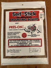 Pres-On Self-Stick Mounting Board Cross Stitch Needlepoint Embroidery 8x10 New