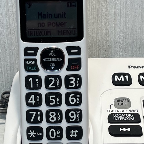 Panasonic KX-TGM420W Base with KX-TGMA44W Amplified Cordless Phone, Digital - Picture 3 of 17