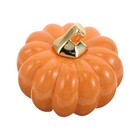  Ceramic Pumpkin Sculpture - Small Faux Pumpkin Figurine for Dining Table Living
