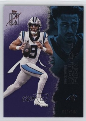 2025 Topps Signature Class Purple 71/100 Bryce Young #9 1e7l
