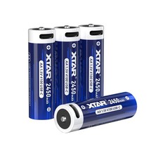 XTAR 1.5V AA 2450mah USB-C Rechargeable Li-ion Battery 4 Pack