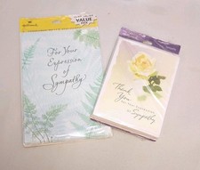Lot Of 2 Sets NEW Thank You For Your Expression Of Sympathy Cards Hallmark