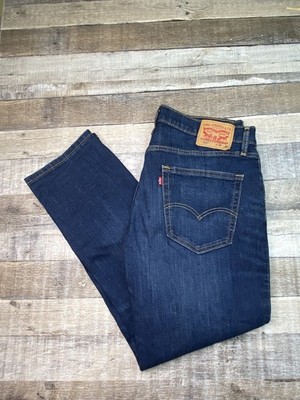 Levi s 541 Jeans Men s 36x30 Athletic Taper Dark Wash Denim Stretch Casual Blue