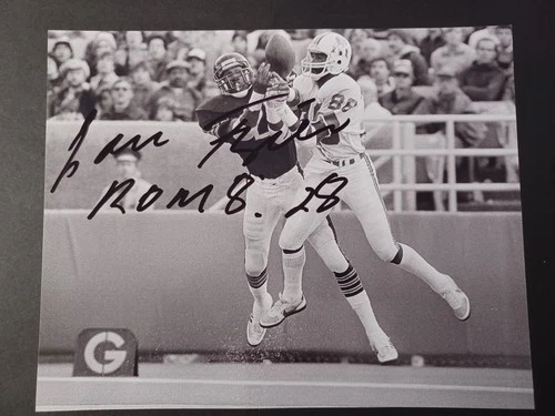 Leslie Frazier Signed 8x10 Photo - Bears, Alcorn State