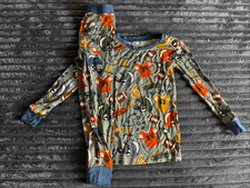 Little Sleepies Boys Long Sleeve Touchdown Time Football Pajama Set Size 3t