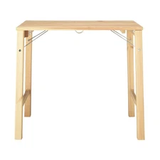 Muji Pine Wood Table Foldable Width 80 Depth 50 Height 70cm 18499441