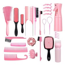 27pcs Hair Comb & Detangling Brush Set for Women | Hair Styling Kit - 36**