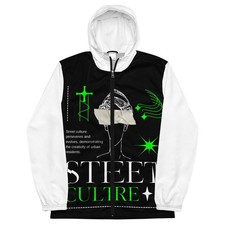 Men s Urban Windbreaker Jacket Lightweight Street Style Zip Coat