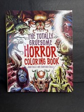 The Totally Gruesome Horror Coloring Book Adult Scary Creepy READ Description