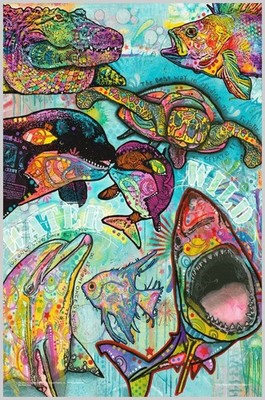 Water Wild by Dean Russo Mini Poster - 11.5'' x 17.5'' Laminated