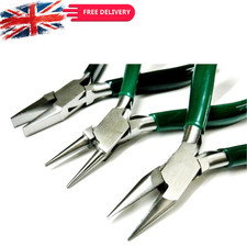 Jewelry Making Pliers Basic Set of 3 Jewelers Bead Wire Work Wrapping Hobby 5"