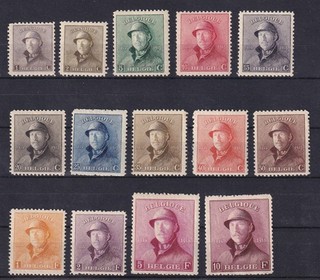 [LM81453] Belgium N°165/178 Royalty MH COB € 950 00 MIX