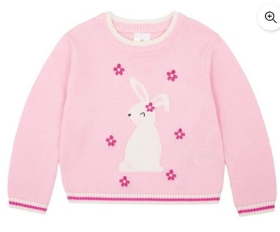 Pink Easter Bunny Sweatshirt for Girls Size 12m. New with Tags Free Shipping