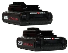 PORTER CABLE PCC681L 2 Pack 20 Volt Max Lithium-Ion  20V 1.3 Amp Hour Battery