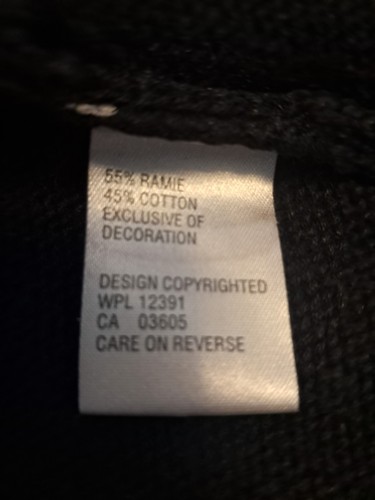 Maglione vintage Isole del Nord donna medio pace rane rana ricamato hippie - Foto 13 di 14